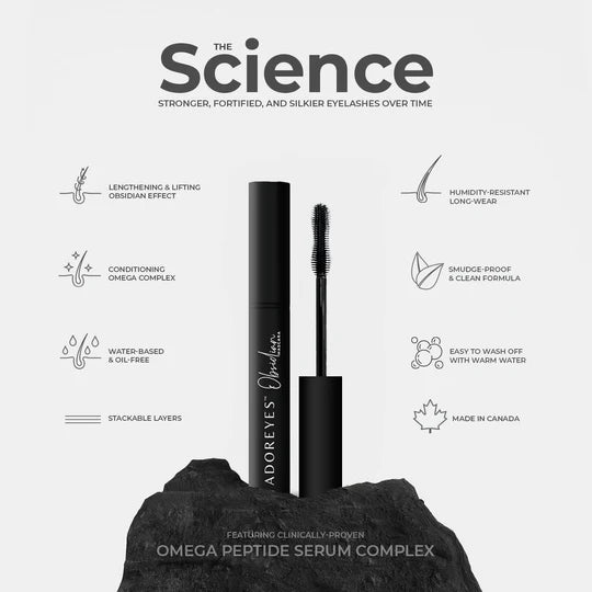 ADOREYES Obsidian Omega Peptide Complex Mascara
