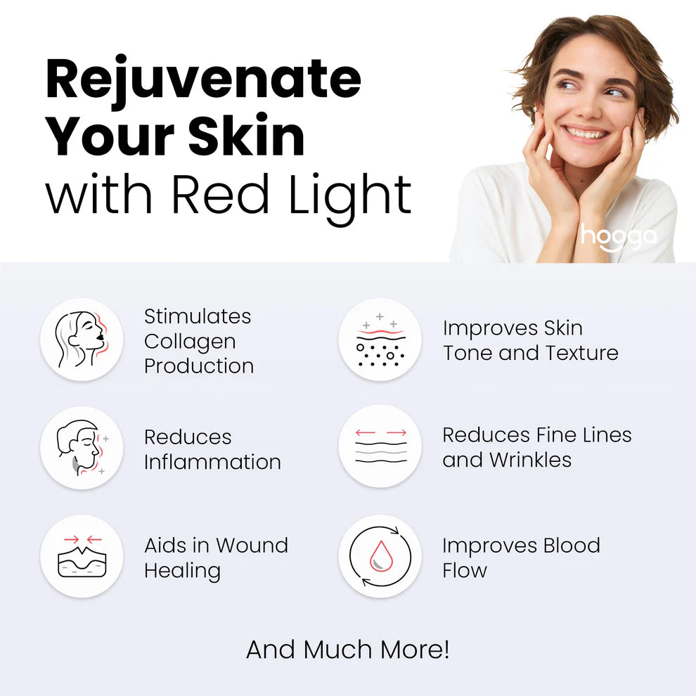 Red Light Therapy Face & Neck Mask